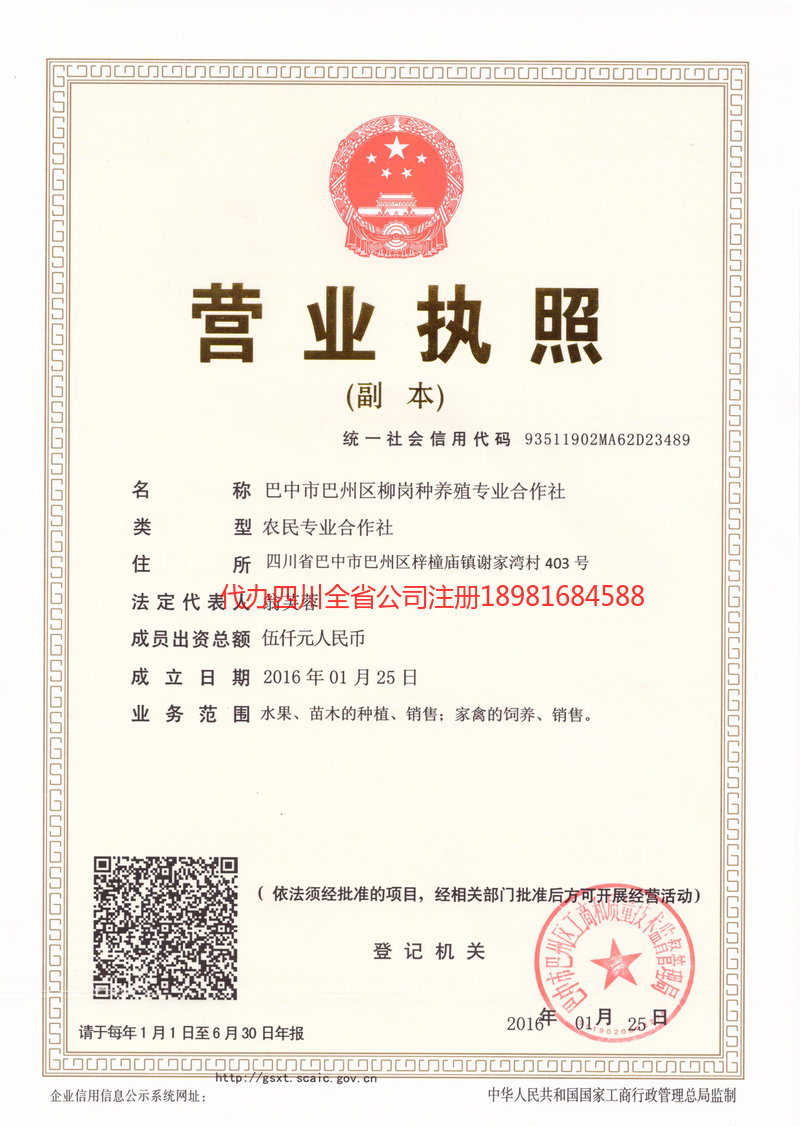 芒市芒市柳岗种养殖专业合作社